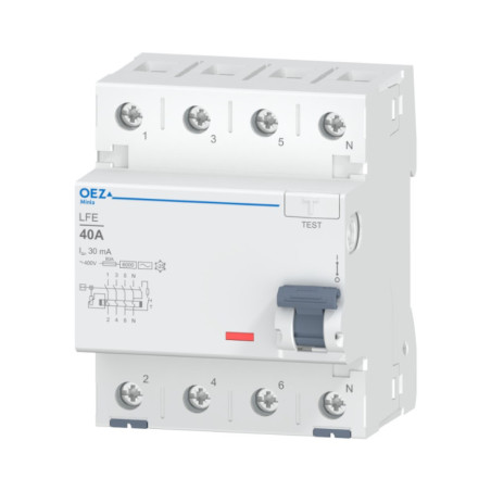 Chránič prúdový LFE-40-4-030AC