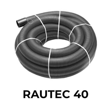 Chránička káblová RAUTEC 40mm, 450N HDPE čierna