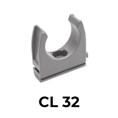 Príchytka CL32 IEC sivá