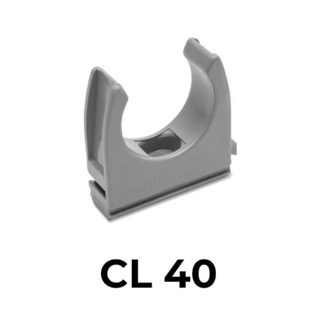 Príchytka CL40 IEC sivá