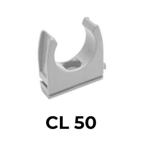 Príchytka CL50 IEC svetlosivá