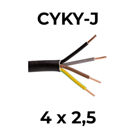 CYKY-J 4x2,5