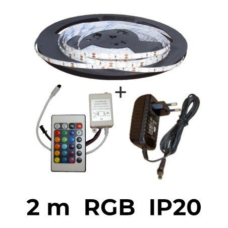RGB LED pás 2m sada , 7,2W/m, IP20