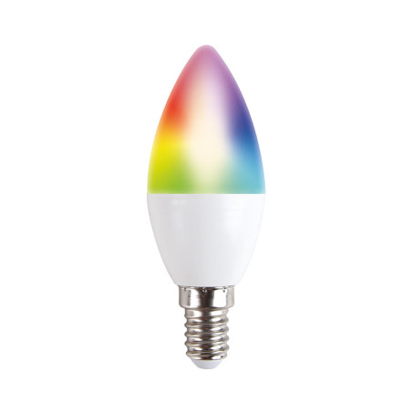 Solight LED SMART WIFI žiarovka, sviečka, 5W, E14