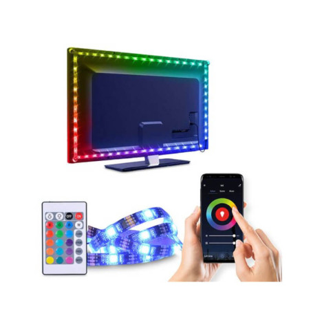 Solight LED WIFI, RGB pásik pre TV, 4x50cm, USB
