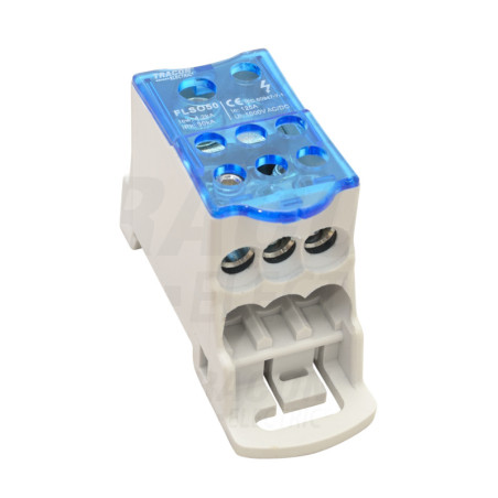 Stúpacia odbočná svorka, 1×50(35)mm2 / 6×25(16)mm2