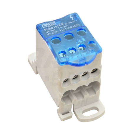 Stúpacia odbočná svorka, 3×16(16)mm2 / 4×10(6)mm2