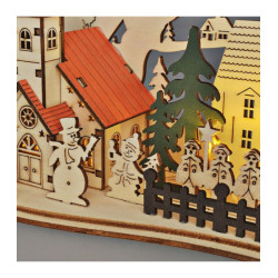 #1058 led-dekoracia-vianocne-mestecko-detail