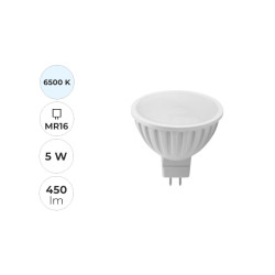 #1691 led-bodovka-mr16-6500k-5w