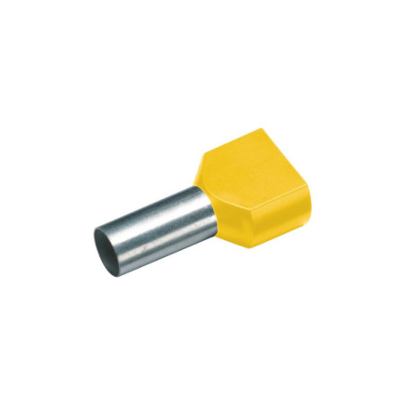 Dvojité izolované lisovacie dutinky, 2×6mm2