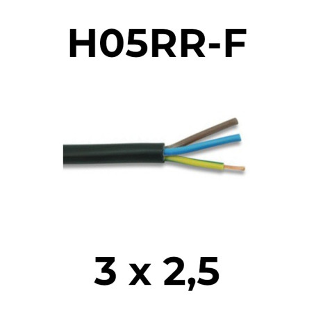 H05RR-F 3x2,5