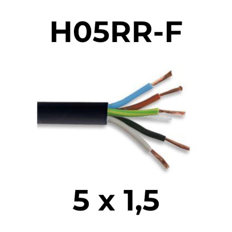 H05RR-F 5x1,5