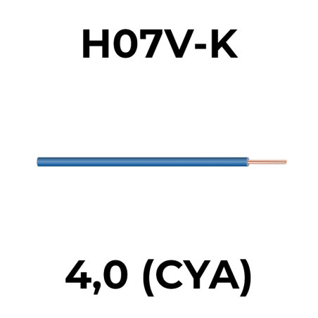 H07V-K 4,00 svetlomodrá (CYA)