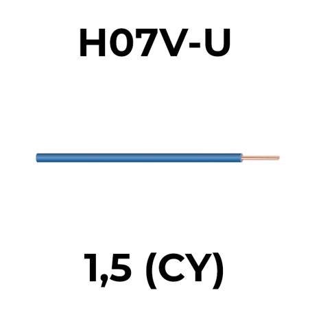 H07V-U 1,50 svetlomodrá (CY)