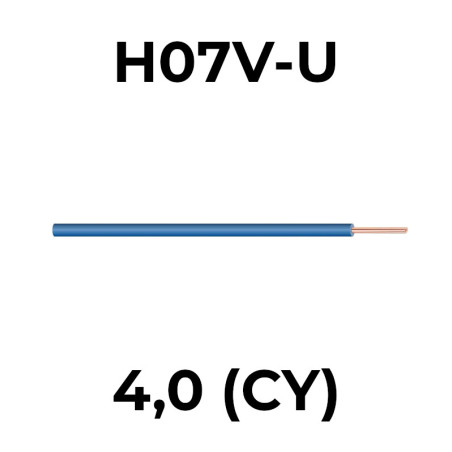 H07V-U 4,00 svetlomodrá (CY)