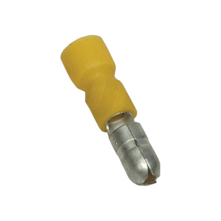 Izolované Cu lisovacie banániky, žlté 6mm2