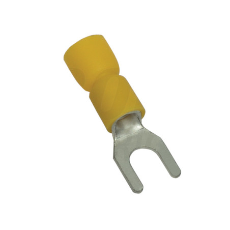 Izolované Cu lisovacie vidlice, 6mm2, M6