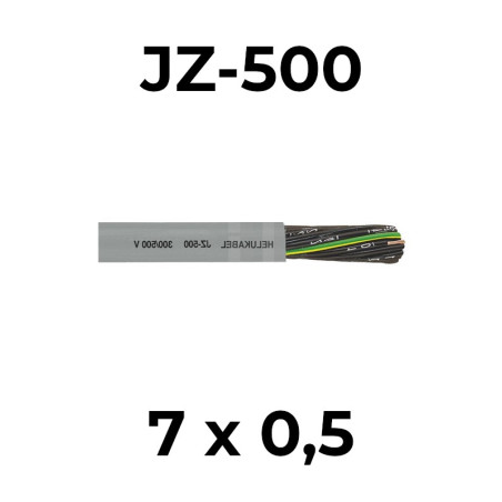 Kábel ohybný JZ-500 7G0,5  OFLEX