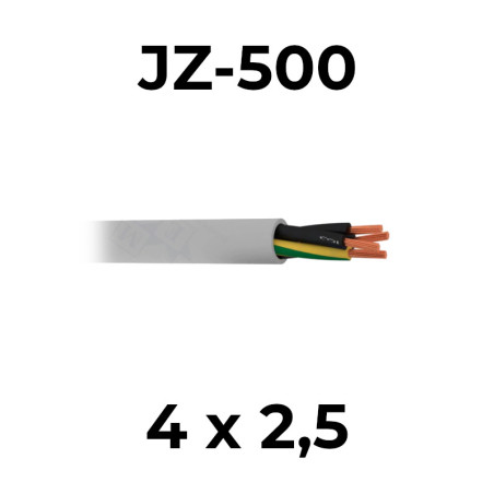 Kábel ohybný, pvc sivý JZ-500   4G2,5mm2    OFLEX