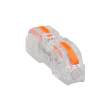 Krabicová svorka pružinová priesvitná, 1P