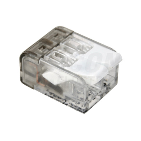 Krabicová svorka pružinová, plochá 2P 0,2-4mm2,