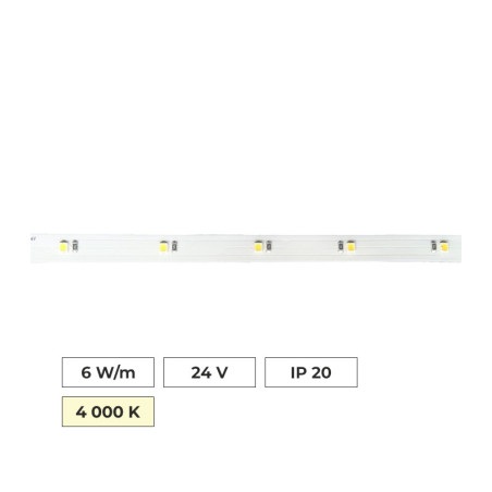 LED pás 6W/m 4000K IP20 24V