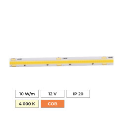 #1711 led-pas-10w-4000k-12v-ip20-jednofarebny-cob