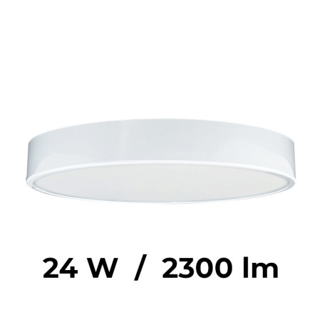 LED svietidlo TAURUS-R, biele, 24W, 4000K