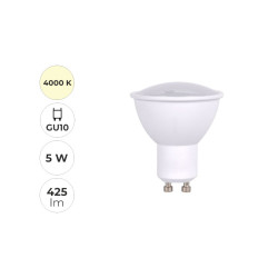 #0148 led-ziarovka-bodova-5w-gu10-4000k-425lm