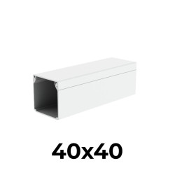 #0946 kablova-lista-plastova-biela-40x40mm